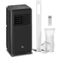 thumbnail image 1 of HOMCOM 8,000 BTU Portable Air Conditioner for 345 sqft room, Timer, Black, 1 of 10