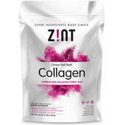Zint Paleo-Friendly Grass-Fed Beef Collagen (Types 1 & 3) Powder, 32 Oz.