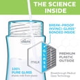 thumbnail image 4 of Chicco Duo Hybrid Baby Bottle, Invinci-Glass Inside/Plastic Outside, 5oz - Neutral, New, 4 of 11