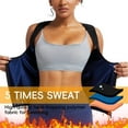 thumbnail image 5 of ANYFIT WEAR Sauna Suit for Women Waist Trainer Vest Sweat Tank Top Body Shaper with Zipper, 5 of 7