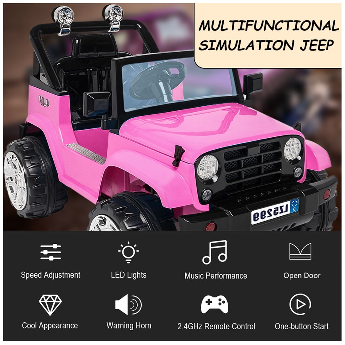 CIPACHO 12V Ride On Truck, 3 Speeds Battery Powered Electric Cars for Kids 3 to 8 Years CIPACHO 12V Ride On Truck, 3 Speeds Battery Powered Electric Cars for Kids 3 to 8 Years