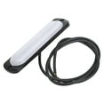 thumbnail image 1 of Peahefy Car Flash Light 12V 6LED Side Maker Flashing Warning Signal Lamp White+Yellow, 1 of 8