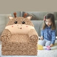 thumbnail image 5 of Kids Sofa Slipcover Bear Shaped Recliner Chair Cover Removable Folding Couch Cover Children Chair Seat Cover for Playroom (No filler), 5 of 5