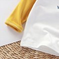 thumbnail image 4 of Gerichy Toddler Baby Girls Boys Long Sleeve Raglan Shirt Tee Cotton T-Shirt Kids Casual Base Layer Tops 6M-8T, 4 of 5
