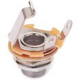 thumbnail image 3 of 1/4 inch Mono Jack Socket Stratocaster Replacement Connector Female Panel Mount for Bass Electric 10Pcs, 3 of 5