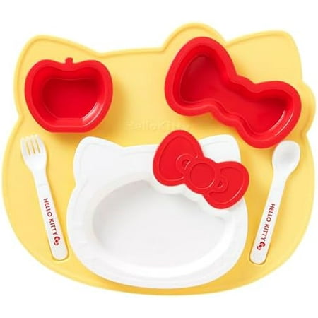 OSK Sanrio Hello Kitty Kid's Plate and Cutlery Set KP-18