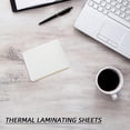 thumbnail image 3 of OUNONA 100Pcs Transparent Thermal Laminating Sheets Clear Plastic Films for Photo Protection and Preservation, 3 of 8