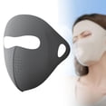 thumbnail image 6 of QccHieUs Cooling Face Cover Face Mask with Adjustable Ear Loops Breathable Sun Protection dark gray, 6 of 9
