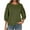 Army Green, variant on Horkkom Sweatshirt for Women 3/4 Sleeve Solid Color Crewneck Sweatshirts Casual Loose Fall Outfits L, Gifts for Women