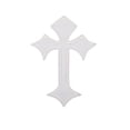 thumbnail image 4 of 10 cruces bordadas para planchar para coser insignias en ropa, mochilas, vaqueros, sombreros y para reparar y decorar, 4 of 5