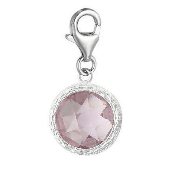 Sexy Sparkles June Birthstone Clip on Charm Dangle Pendant for European Clip on Charm Jewelry w/ Lobster Clasp - 1 Charm