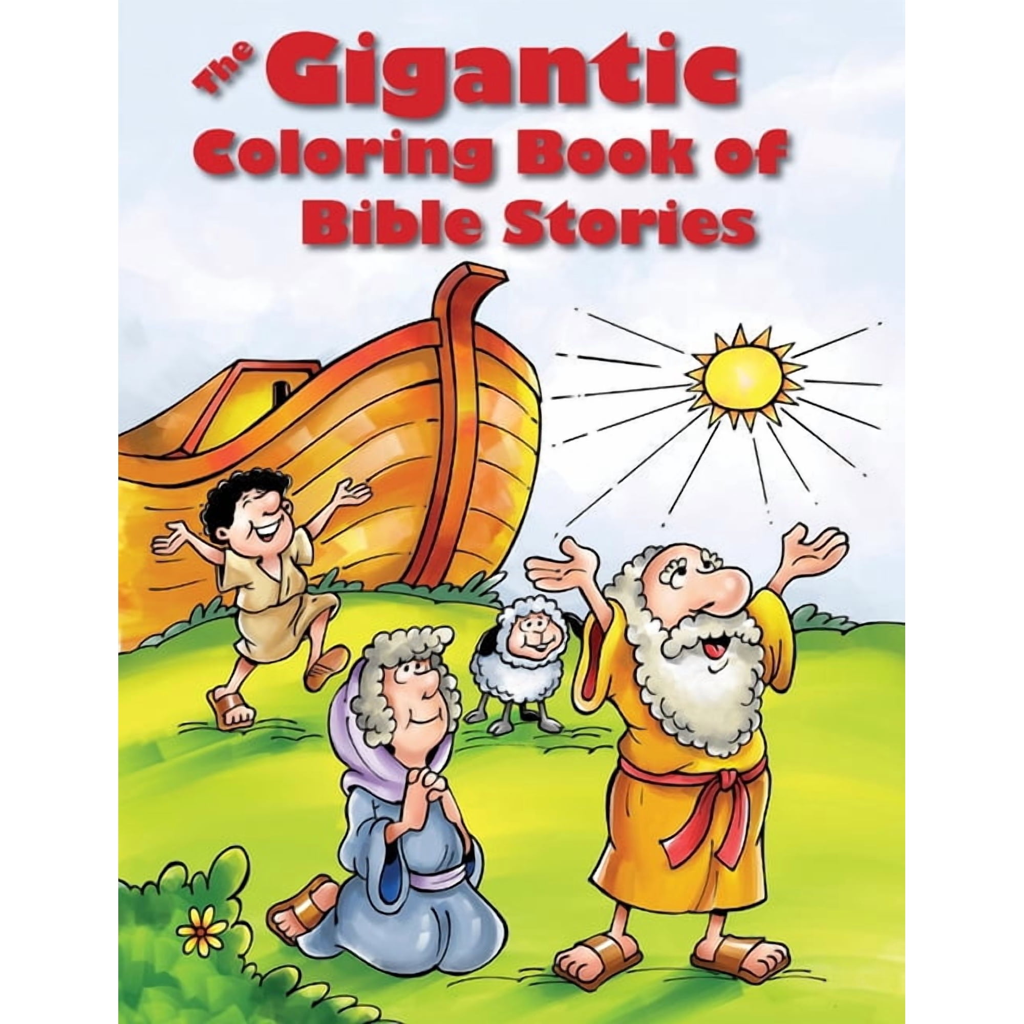 The Gigantic Coloring Book of Bible Stories (Paperback)