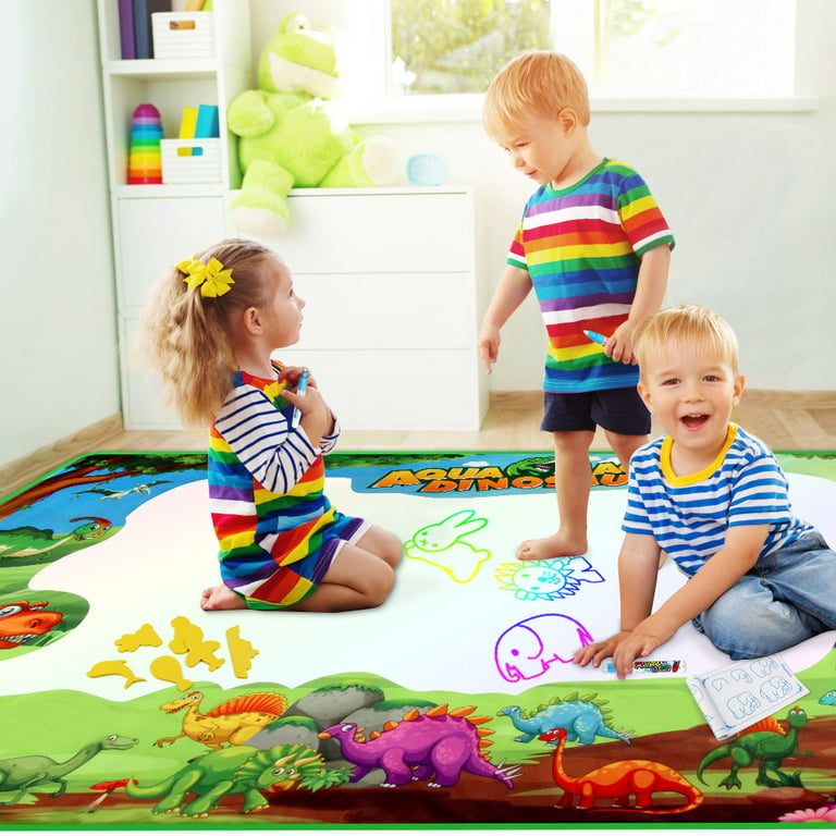 Best Deal for WISESTAR Water Painting Mat Aqua Magic Doodle with Dinosaur