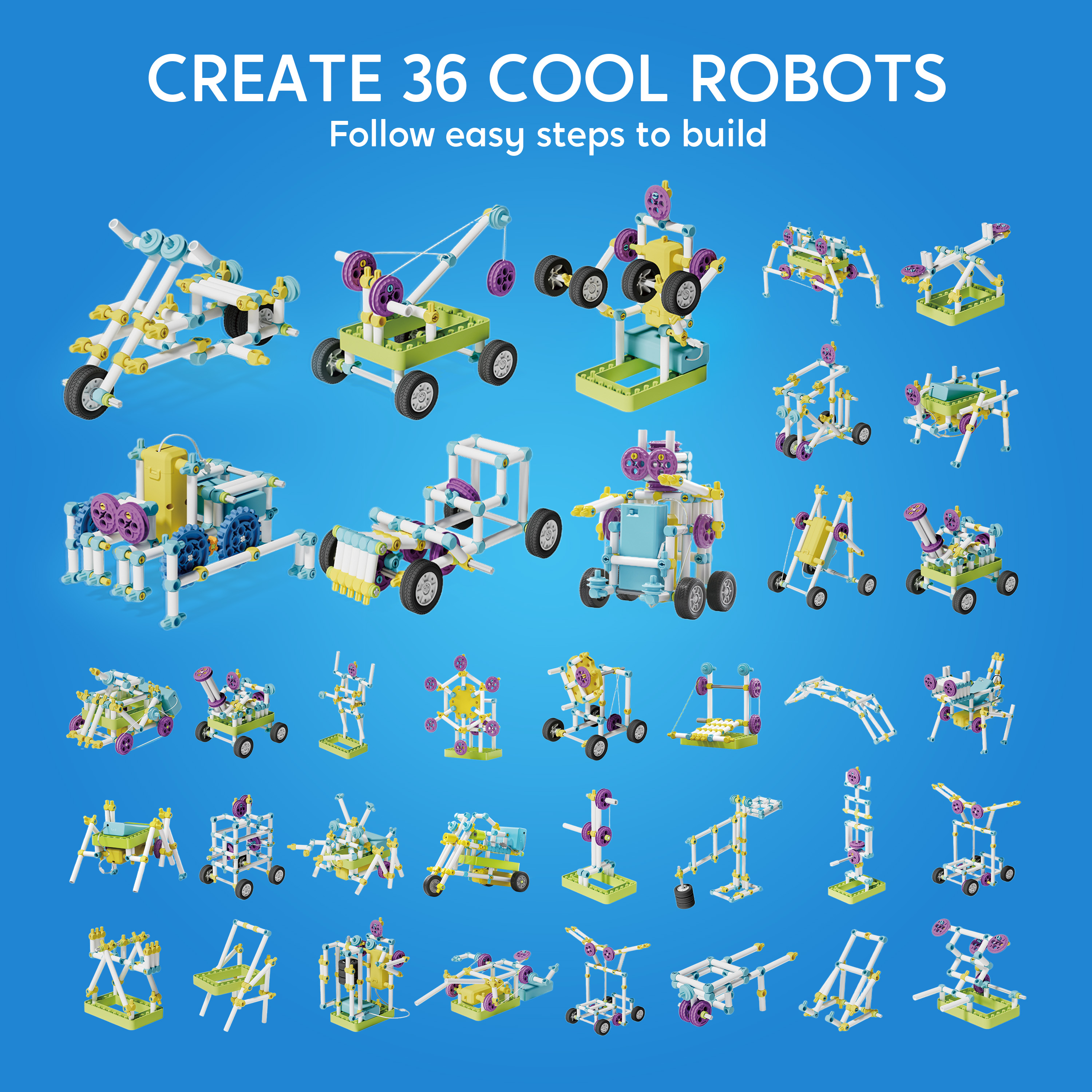 Klever Kits 36-in-1 Motor Robotics Building Kit photo 2