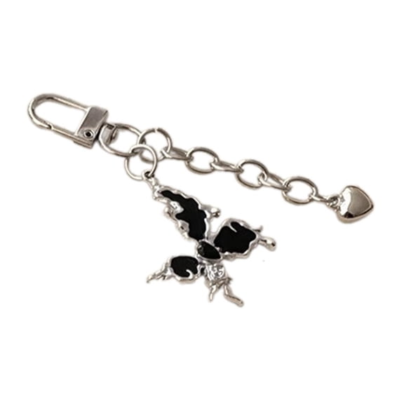 LICEWO Butterfly Heart Chain Charm Keychain Backpack Decoration Jewelry for Women Girls