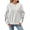 White #25, variant on Women's Bow Oversized Sweatshirt Y2k Crew Neck Long Sleeve Pullover Tops S
