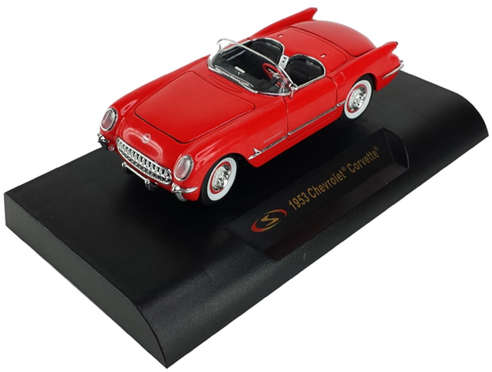 red corvette toy car