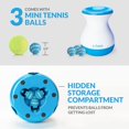 thumbnail image 3 of CHUANK Frenzy Interactive Dog Toy  Self Fetch Mini Tennis Ball Machine for Small and Medium Dogs  Includes 3 Tennis Balls  Mental Stimulation Brain Game, 3 of 7