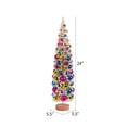 thumbnail image 2 of Vickerman LS204424 24 in. Frosted Gold Tree Multi Balls, 2 of 2