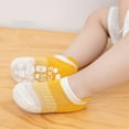 thumbnail image 4 of Baby Girls Non-Slip Socks Toddler Combed Cotton Socks Baby Newborn Cartoon Socks Anti-Slip Crew Socks for Infants, 4 of 5