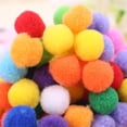 thumbnail image 4 of SUNRI 100Pcs Soft Round Fluffy Craft PomPoms Ball Mixed Color Pom Poms 20mm DIY Crafts DIY, 4 of 6