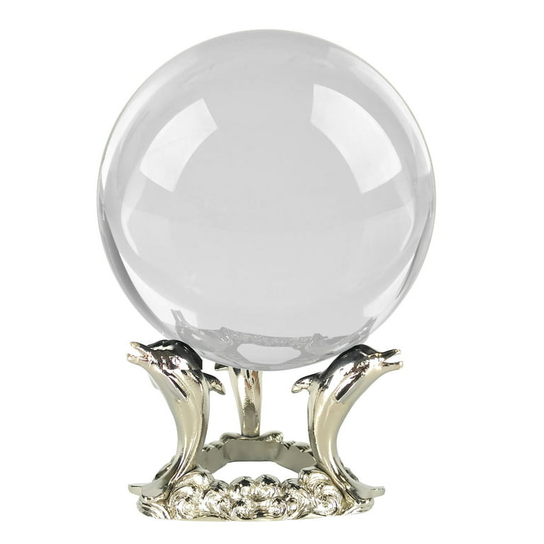 Amlong Crystal 6 (150mm) Crystal Ball with Wood Stand 