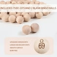 thumbnail image 5 of GSE Games & Sports Expert Bingo Balls, 7/8" Solid Wooden Replacement Bingo Game Balls for 9" Diameter Bingo Cage, Bingo Game Nights, Parties, Prize Raffles, 5 of 6