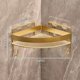 thumbnail image 2 of Estante de baño adhesivo de esquina con ganchos, organizador de ducha acrílico triangular sin taladros con valla de metal, 2 of 7