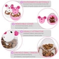 Cat Food Ball Slow Feed Mice Tumbler Shaped Pet Treat Ball Cat Food Toy