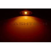 Flashtech 4 Pod LED Rock Lights Kit with Controller Underglow LED Neon Light Kit for Jeep Off Road Trucks ATV SUV Boat - Amber