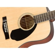 Fender CD-60S Dreadnought Acoustic Guitar with Solid Spruce Top, off-White, 31 lbs