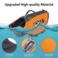 thumbnail image 3 of CHUANK Dog Life Jacket Adjustable Dog Lifesaver Reflective Vest Pet Life Preserver with Rescue Handle, 3 of 7