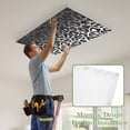 thumbnail image 4 of Black Ombre Leopard Magnetic Fluorescent Light Covers for Ceiling Lights 2x4Ft, Modern Abstract Art Aesthetics Office Classroom Kitchen Drop Ceiling Light Covers Lighting Filters Shade Panel 3 Packs, 4 of 9