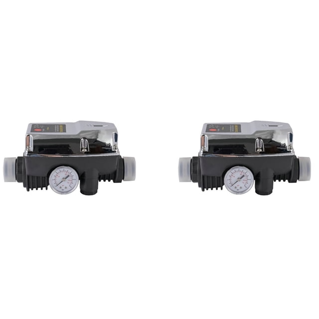 2X Controlador de Arranque de Refuerzo de Presión de Agua Tubo Ajustable de 1 Pulgada Control Automático de Bomba