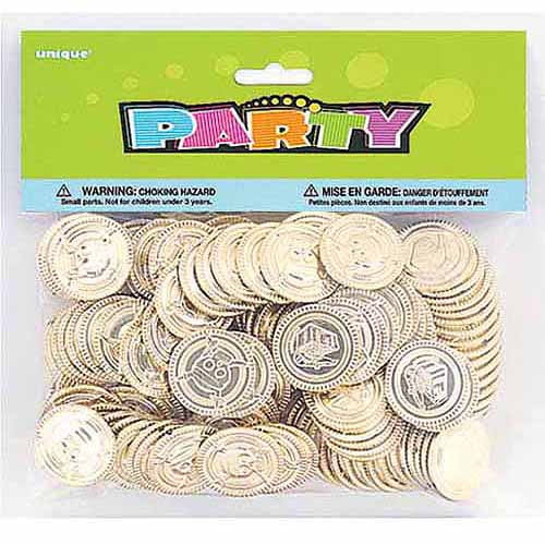Unique Industries Gold Party Favors, 144 Count