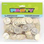 Pirate Treasure Gold Coins, 144-Count