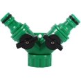 thumbnail image 1 of 2 Way Hose Splitter, Hose Connector Drip Irrigation Garden Hose with Y-Valve Tap Adapter Handle, 1 of 4