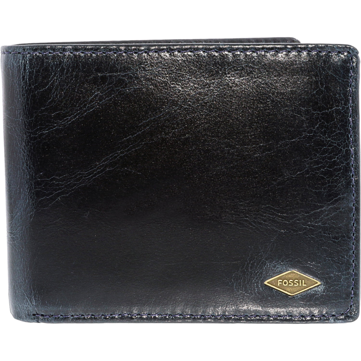 Fossil Men's Ingram Bifold With Flip Id Rfid Leather Wallet 