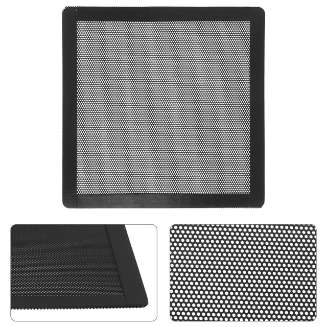 unbranded 10Ud Malla Anti Polvo Para Ventilador De Computadora Con PVC Negro Y Eficiencia