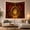Golden Vortex, variant on Golden Vortex Within Red Theater Curtains, Mystical Fantasy for Fantasy Fans, Portal Wall Art, Housewarming Gift, Tapestry Wall Hanging for Bedroom, Living Room and Studio