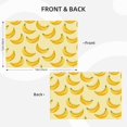 thumbnail image 2 of Banana Placemats Set of 6, Funny Fruit Place Mats Table Mats for Kitchen Dining Table Kitchen Decor Linen 12x18 Inch, 2 of 6
