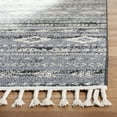 thumbnail image 3 of SAFAVIEH Marrakesh Earleen Southwestern Fringe Area Rug, Navy/Grey, 4' x 6', 3 of 9
