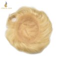 thumbnail image 5 of Lyrical Hair Toupee for Men Full Lace Hairpieces Human Hair Replacement System 8"X10" Transparent Lace Mens Toupee Human Hair Units for Man Bleached Knots Male Hair Prosthesis #20R, 5 of 7