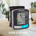 thumbnail image 3 of HealthSmart Digital Blood Pressure Monitor with Automatic Cuff – Displays Pulse Rate & Irregular Heartbeat, Stores 120 Readings for 2 Users, 3 of 11