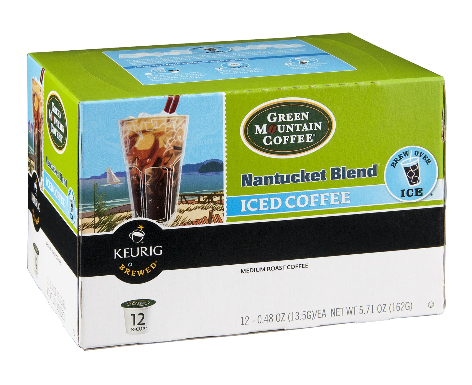 Green Mountain Coffee Nantucket Blend Iced Coffee Medium Roast KCups