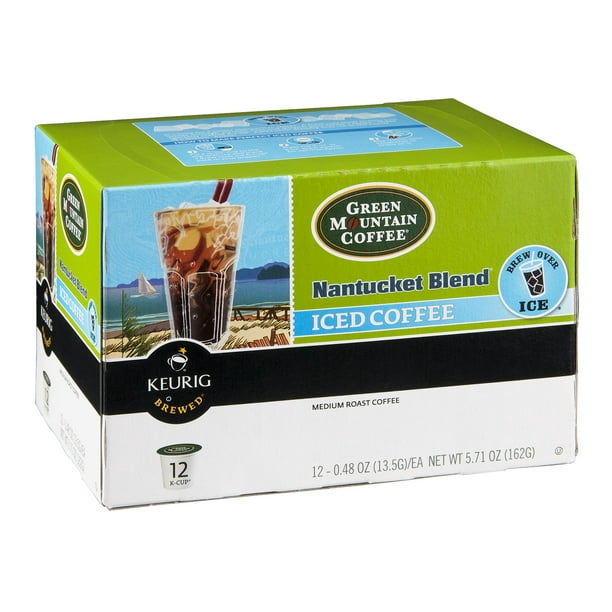 Green Mountain Coffee Nantucket Blend Iced Coffee Medium Roast KCups