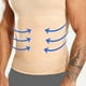 thumbnail image 5 of pstuiky Camisetas sin mangas para hombre, Fajas moldeadoras para hombre, corsé elástico de cintura alta, sin mangas, cuello redondo Chaleco para hombre l, 5 of 6