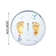 thumbnail image 2 of Newborn Hand Foot Print Kit DIY Souvenir Keepsake Inkless for Handprint Gift for Full 100 Days One Year Old B, 2 of 8