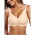 thumbnail image 5 of Gleelist Sports Bras for Women No Underwire V Neck Push Up T-Shirt Bra Full Coverage Comfort Support Basic Jelly Bras S-3XL, 5 of 6