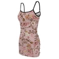 thumbnail image 5 of Ladies Elegant Sling Sleeveless Sexy Dress flowers, 5 of 6